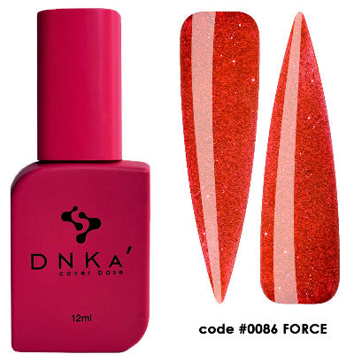 Baza kauczukowa DNKa French Cover #0086 Force 12ml do paznokci hybrydowych