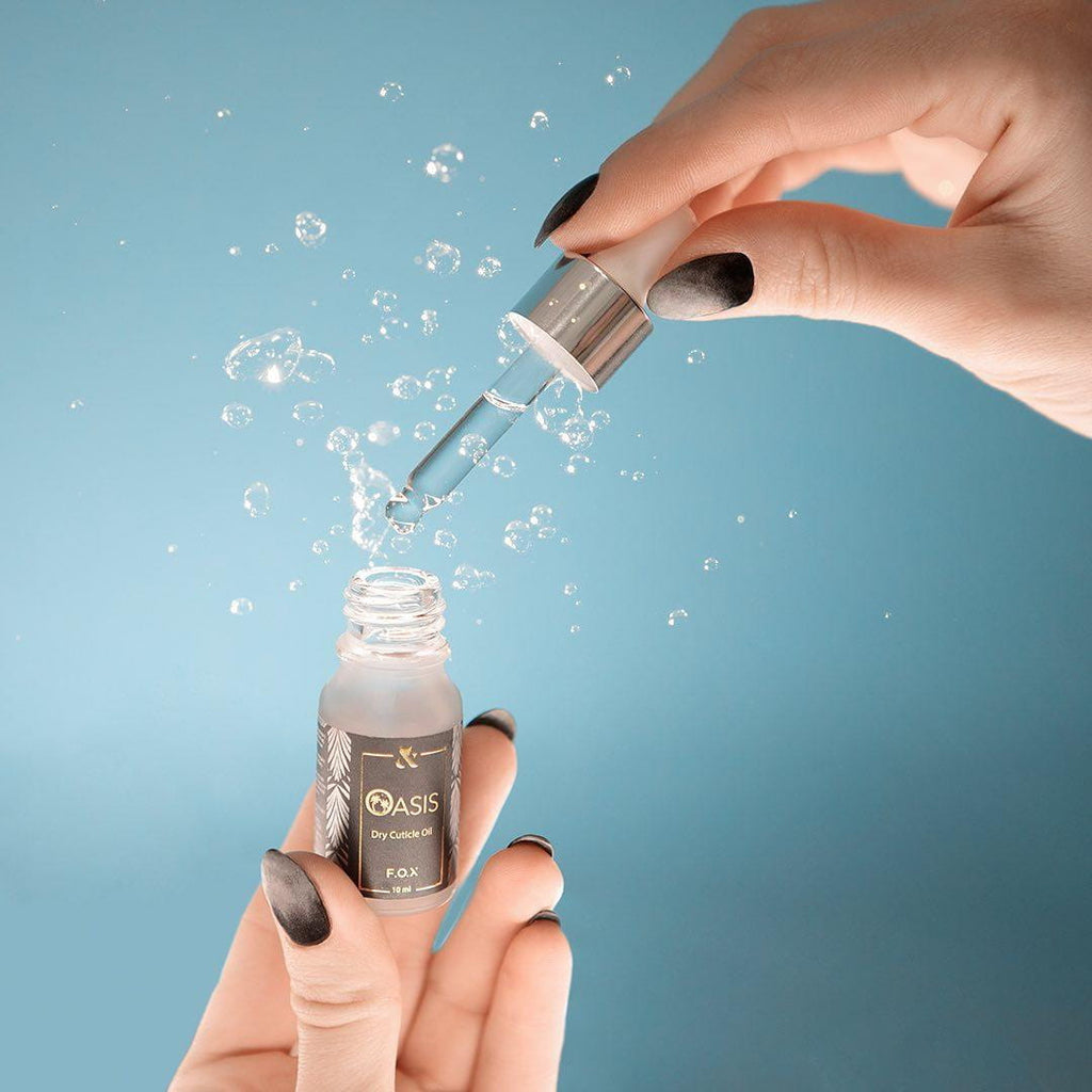F.O.X Oasis Dry olejek do skórek z pipetką 10ml, szybkie nawilżenie