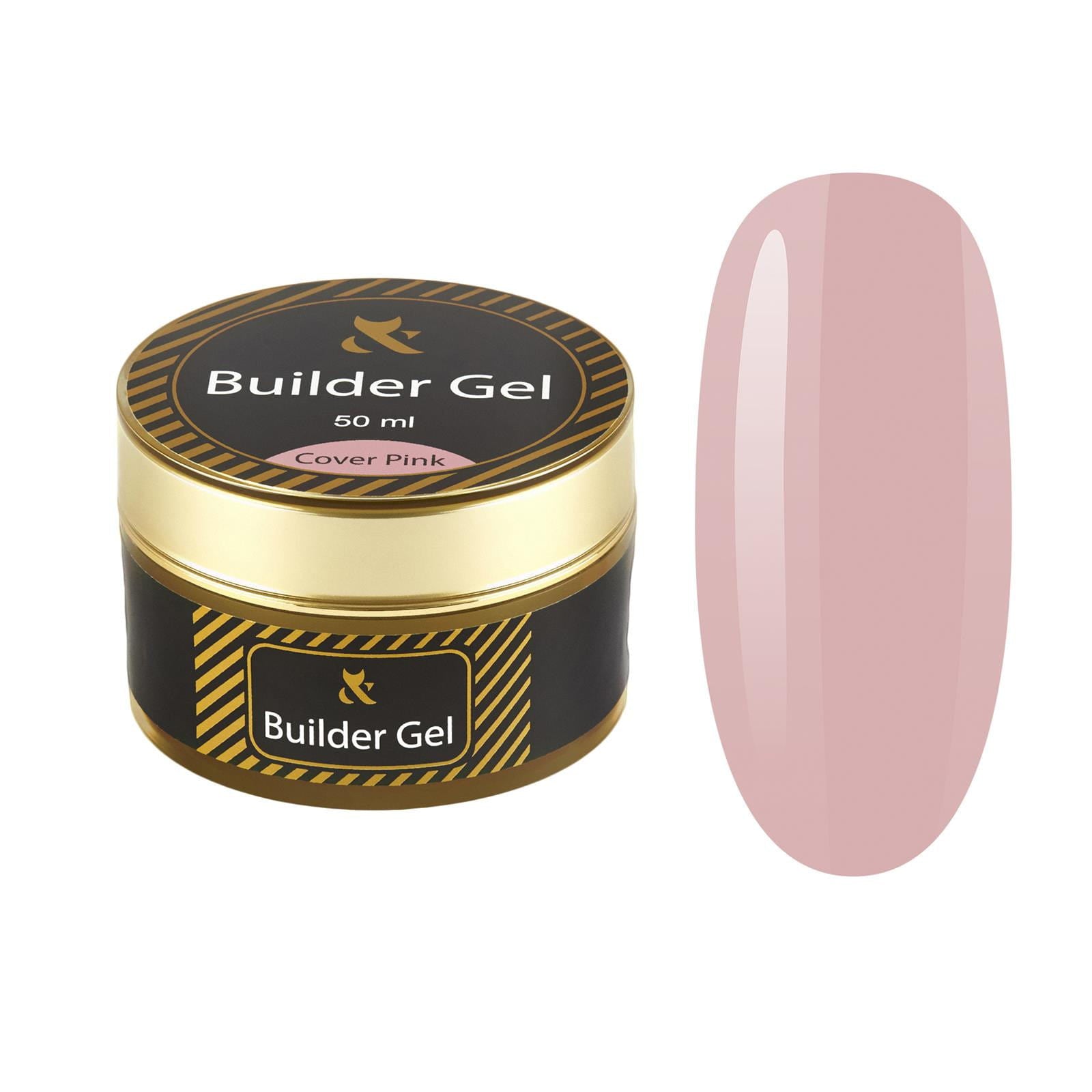 F.O.X Builder Gel Cover Pink 50ml - Żel Budujący LED/UV Różowy do Paznokci