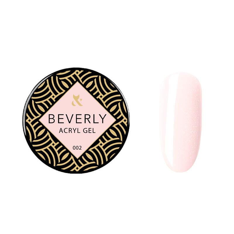 F.O.X Acryl Gel Beverly 002 30ml - Beżowy Akrylożel Budujący LED/UV Paznokcie