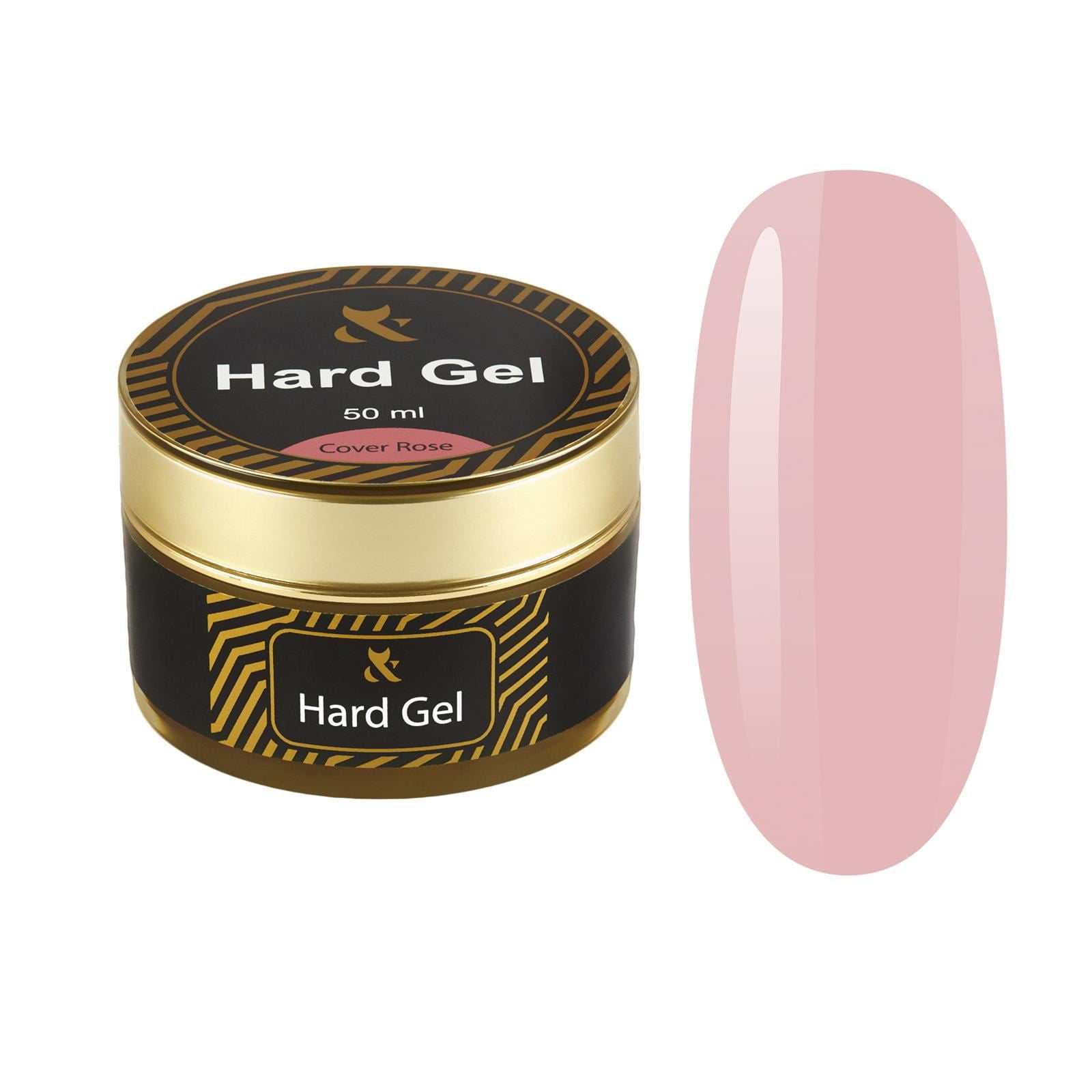 FOX Hard Gel Cover Rose 50ml - żel budujący różowy do przedłużania paznokci