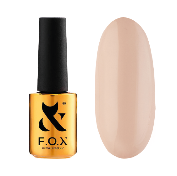 Lakier hybrydowy FOX Touch 001 brązowo-beżowy 7ml trwały pełne krycie