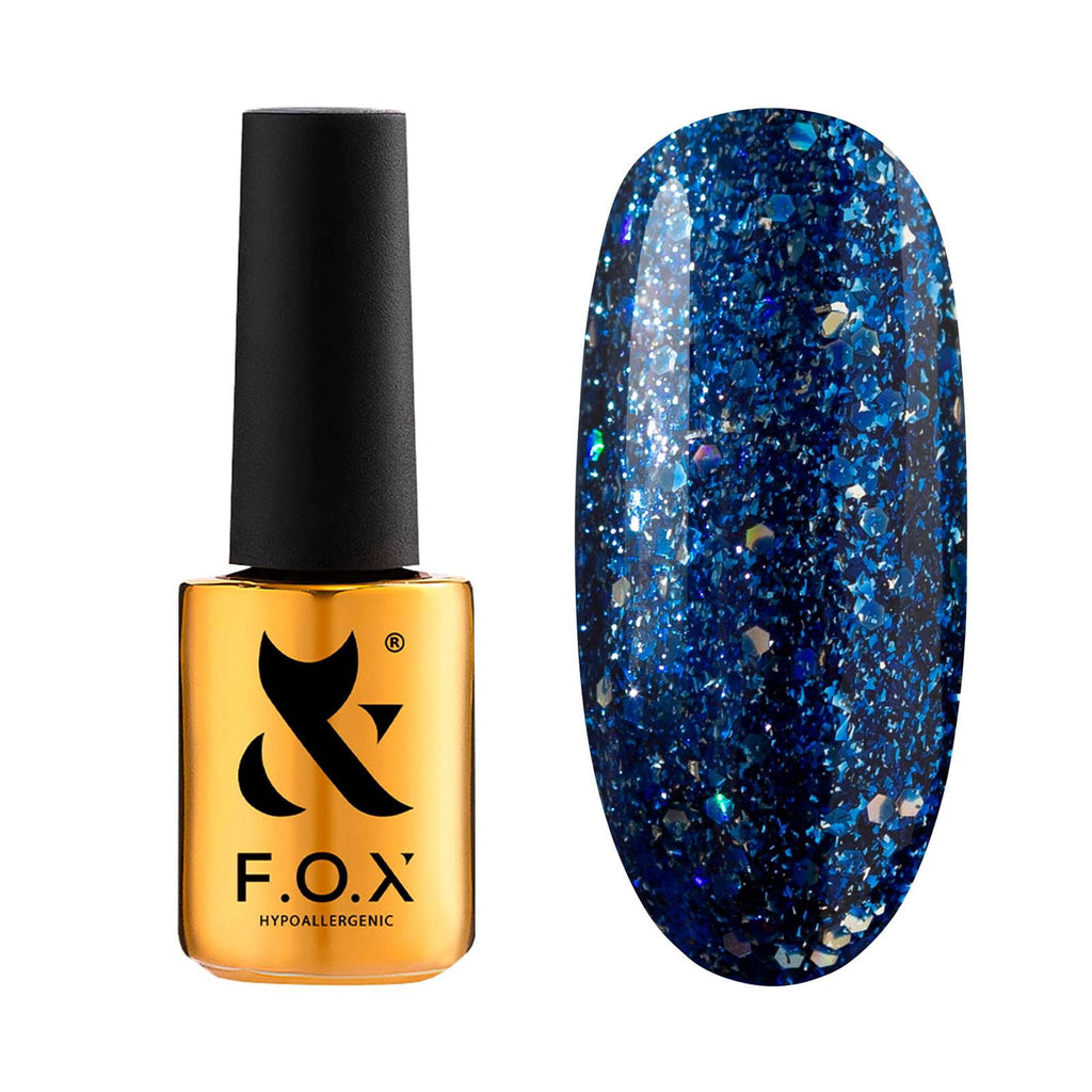 FOX Radiance 006 lakier hybrydowy niebieski holograficzny 7ml