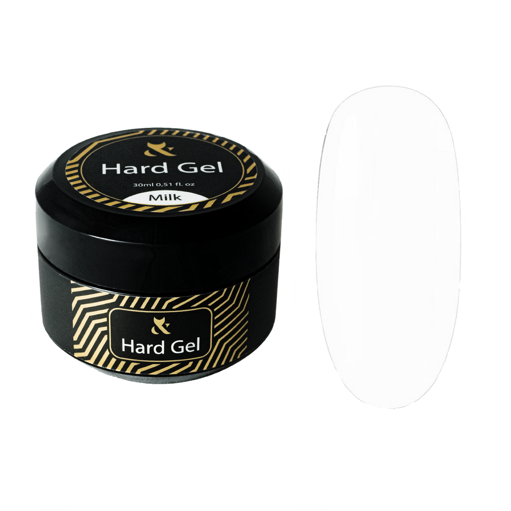 F.O.X Hard Gel Cover Milk 15ml - Żel Budujący Mleczny LED/UV do Paznokci