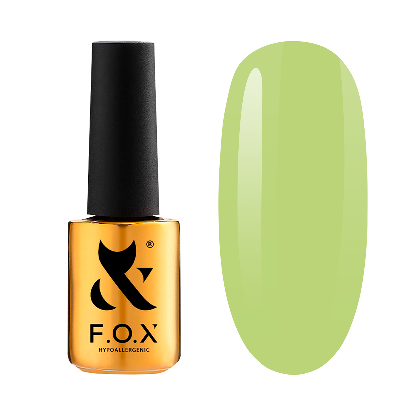 Fox Spectrum 134 Lakier Hybrydowy Zielony 7ml - Trwały Manicure 7-Free