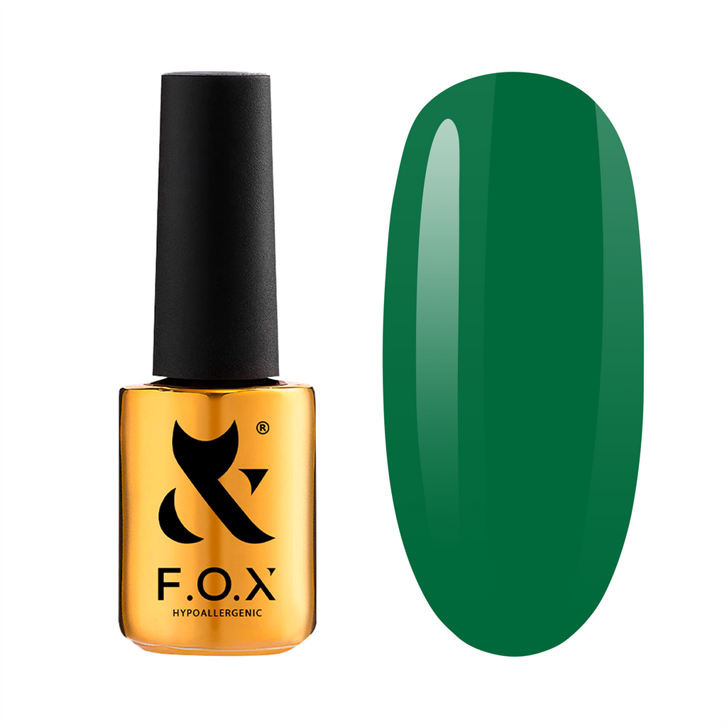 Fox Spectrum 136 Lakier Hybrydowy Zielony 7ml - Trwały, 7-Free, Intensywny Kolor