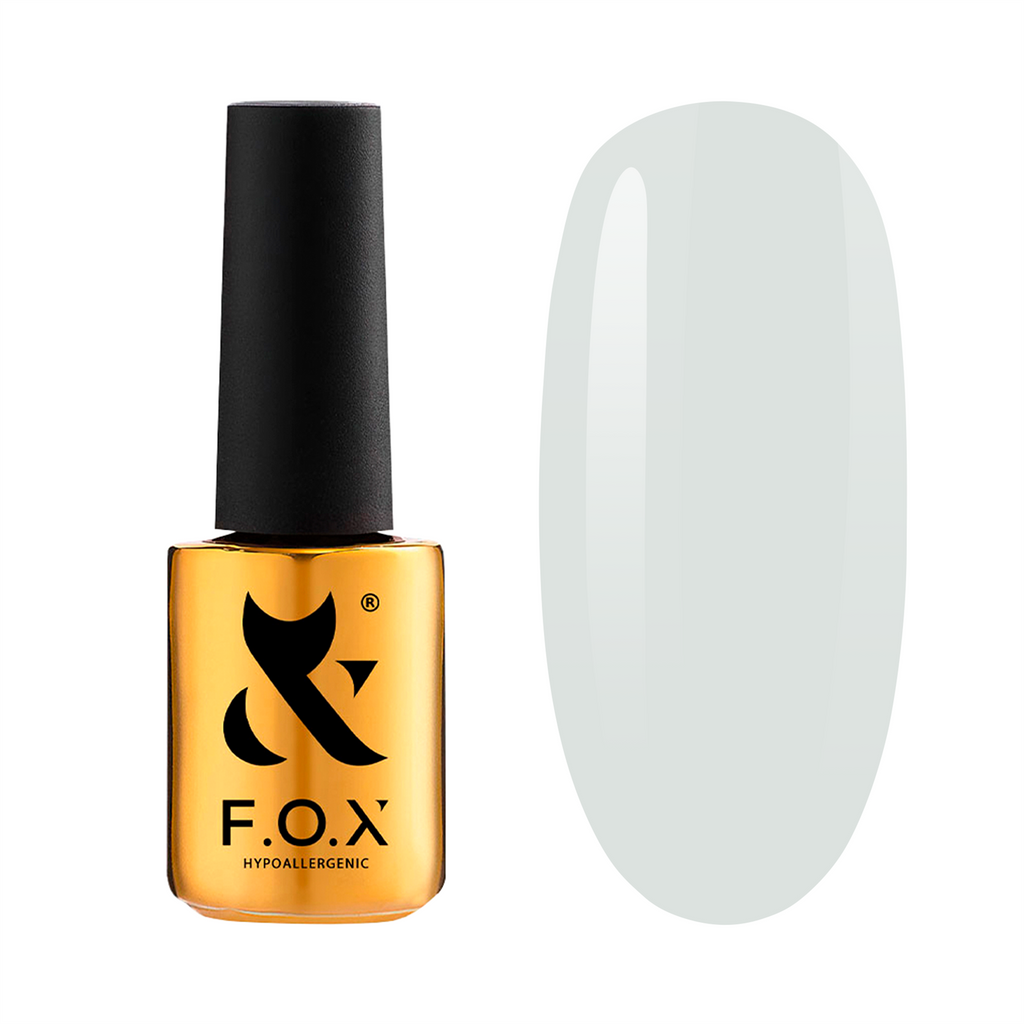 Fox Spectrum 155 Lakier hybrydowy szary srebrny 7ml - trwały, 7-free