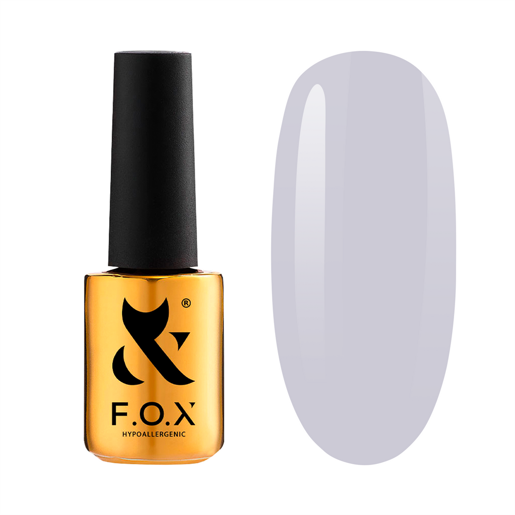 Fox Spectrum 156 Lakier Hybrydowy Szaro-Srebrny 7ml 7-Free Trwały Manicure