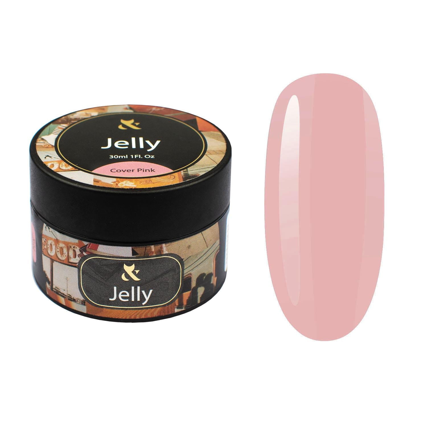 Żel budujący do paznokci różowy Jelly Cover Pink 30ml - stylizacja i przedłużanie