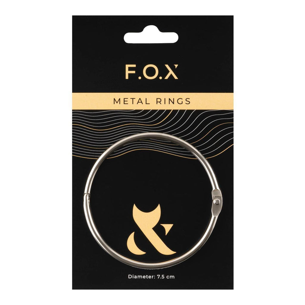 Pierścień metalowy do wzorników lakierów hybrydowych 7,5 cm srebrny FOX