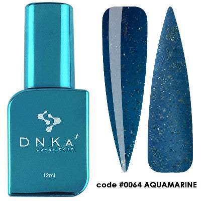 DNKa Rubber Base French Cover Aquamarine #0064 12ml Baza Hybrydowa