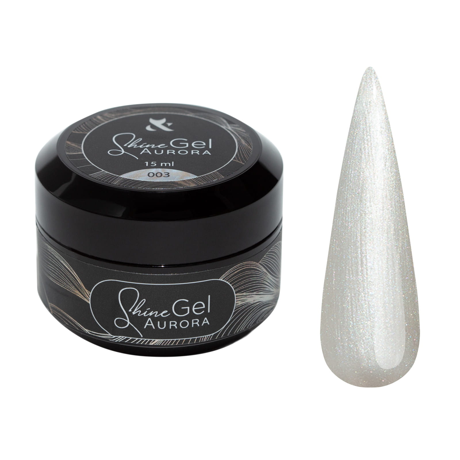 F.O.X Shine Gel Aurora 003 żel budujący do paznokci 15ml perłowy efekt