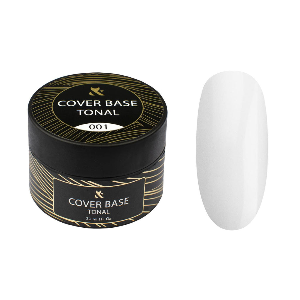 FOX Cover Base Tonal 001 Baza żelowa biała budująca do paznokci 14ml