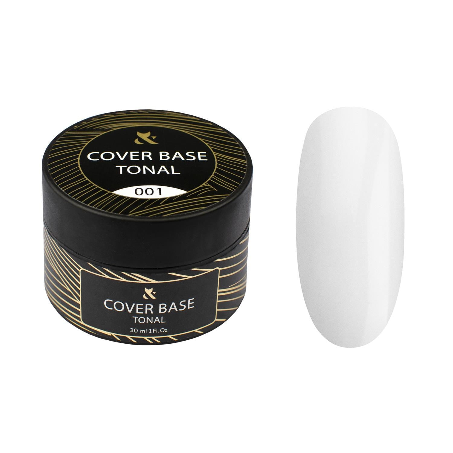 FOX Cover Base Tonal 001 Baza żelowa biała budująca do paznokci 14ml