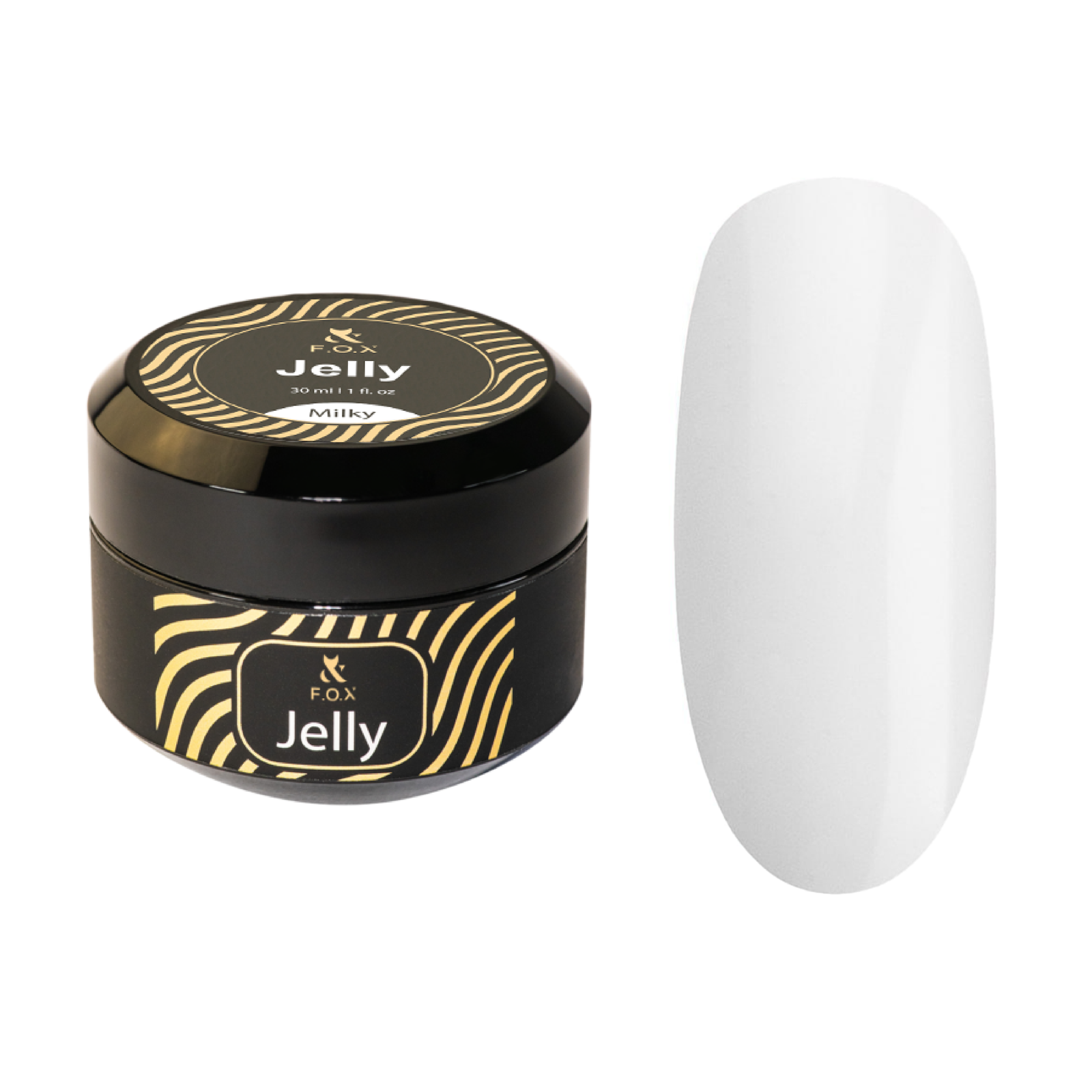 F.O.X Jelly Milky Biały Żel Budujący do Paznokci UV/LED 30 ml
