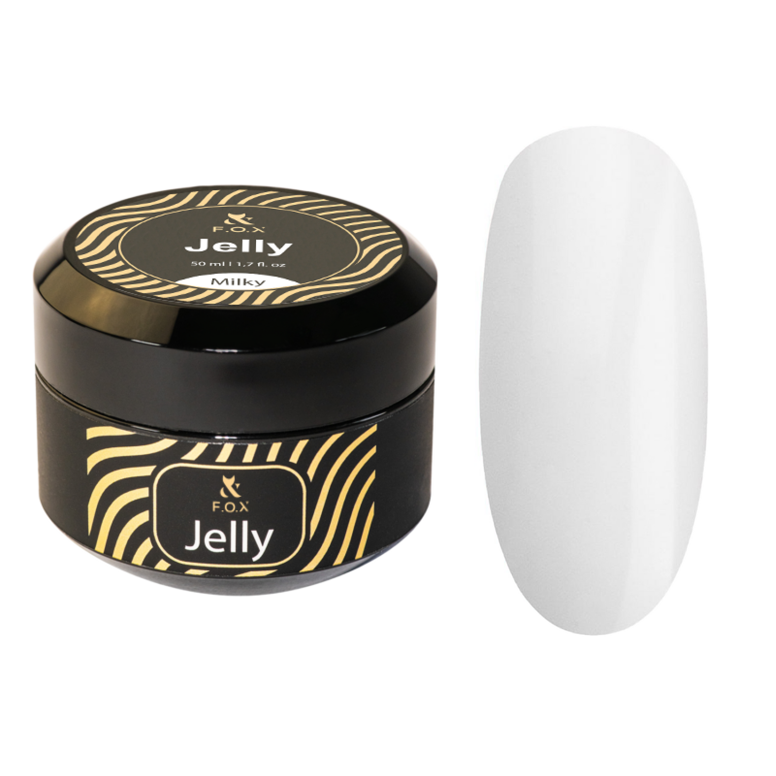 F.O.X Jelly Milky Żel Budujący do Paznokci Mlecznobiały 50 ml