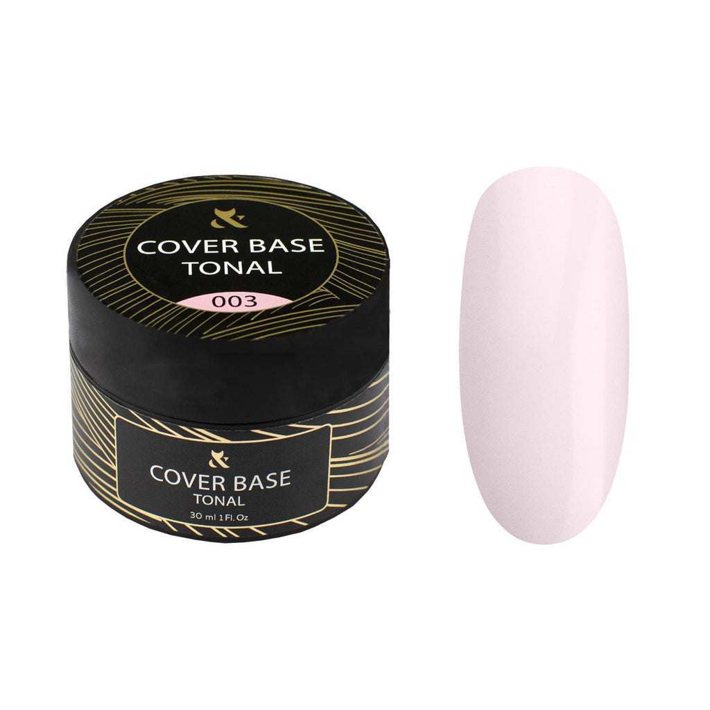 FOX Cover Base Tonal 003 Baza Żelowa Kolorowa 14ml French Nude Manicure
