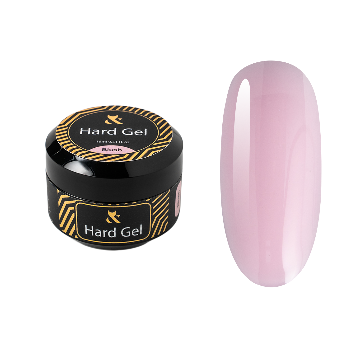 F.O.X Hard Gel Cover Blush 15ml - żel budujący różowy do przedłużania paznokci