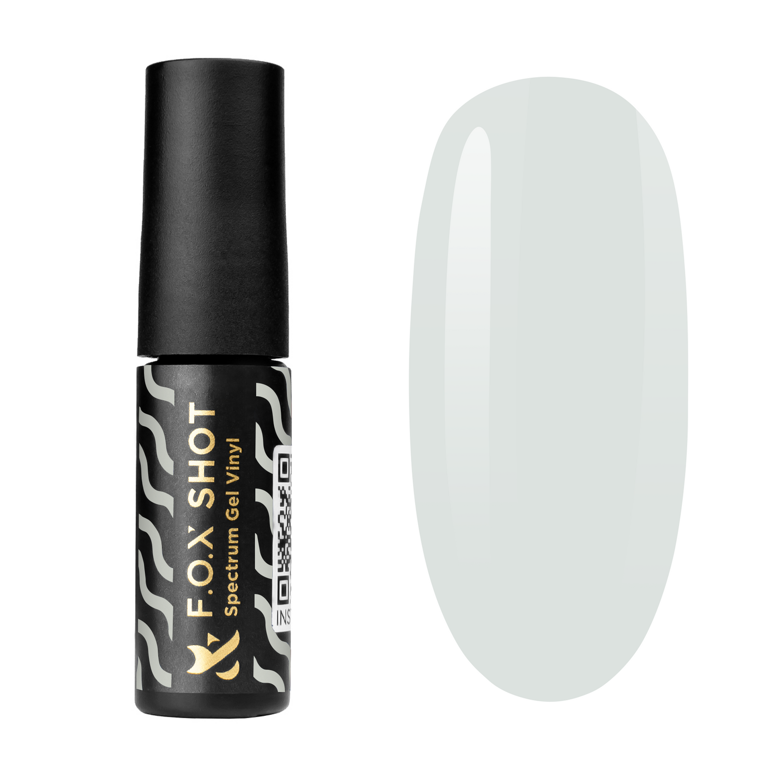 FOX Shot Spectrum Gel Vinyl 155 Pale Sky Lakier Hybrydowy 5ml Szary