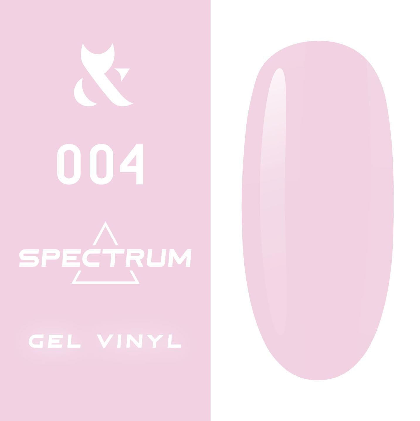 Lakier hybrydowy FOX Spectrum 004 czerwono-różowy 14ml trwały 7-free