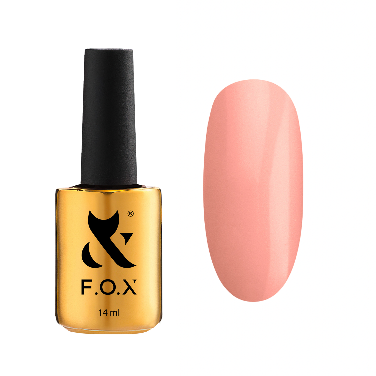 F.O.X Tonal Cover Base 010 Nude 14ml - Baza Żelowa Wzmacniająca Paznokcie