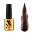 F.O.X Cat Eye Galaxy 005 lakier hybrydowy 7ml brązowo-pomarańczowy 3D
