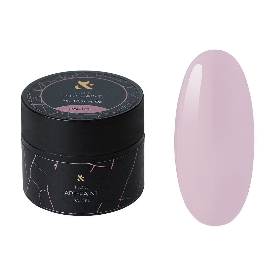 F.O.X Art-paint Pastel 2w1 Farba hybrydowa brązy beże 10ml manicure