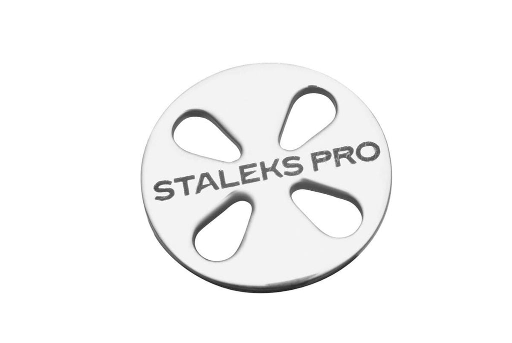 Stalowa tarka do stóp Staleks 25mm + 5 pilników 180 grit pedicure CE