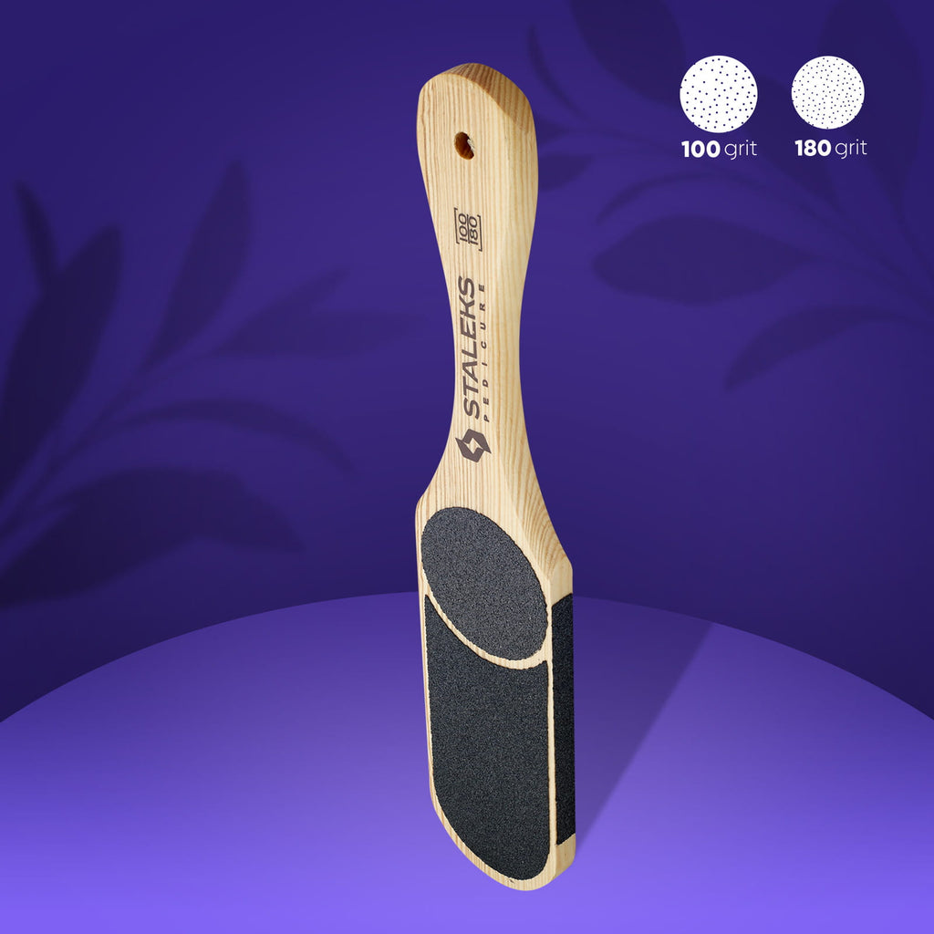 Staleks Drewniana Tarka do Stóp 100/180 Dwustronna Beauty & Care 10 Type 1