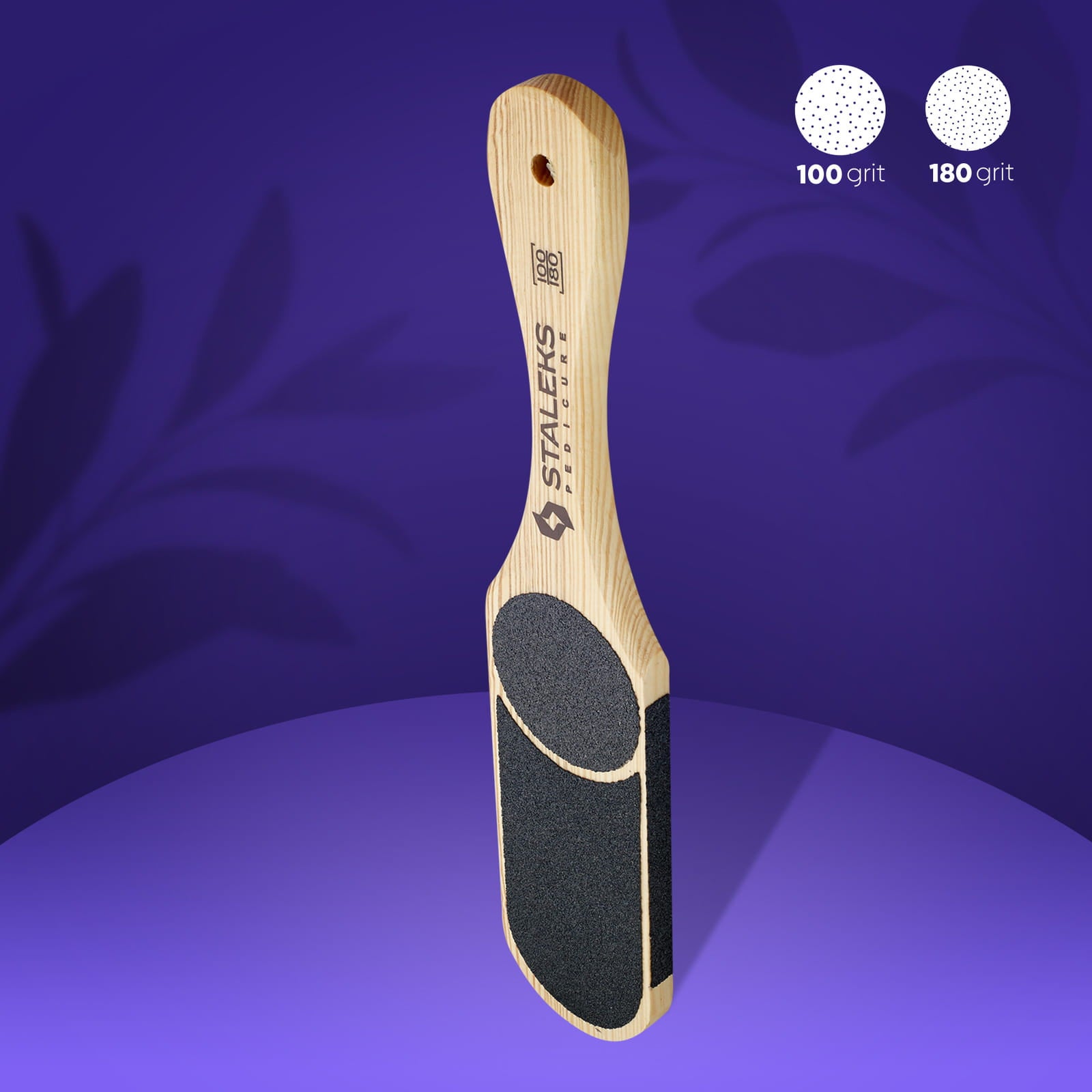 Staleks Drewniana Tarka do Stóp 100/180 Dwustronna Beauty & Care 10 Type 1
