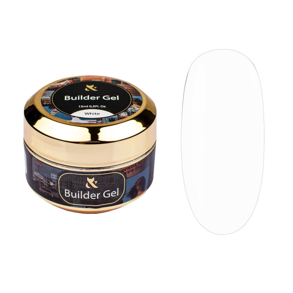 FOX Builder Gel White 15ml - Biały Żel Budujący do French Manicure UV/LED