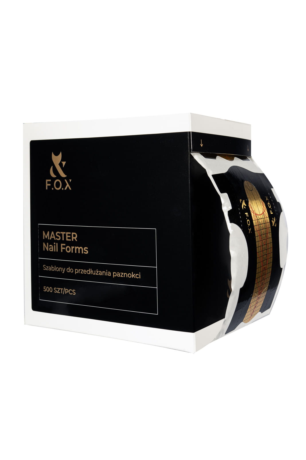 F.O.X Nails Formy do Przedłużania Paznokci 500 szt. Żel Akrylożel CE