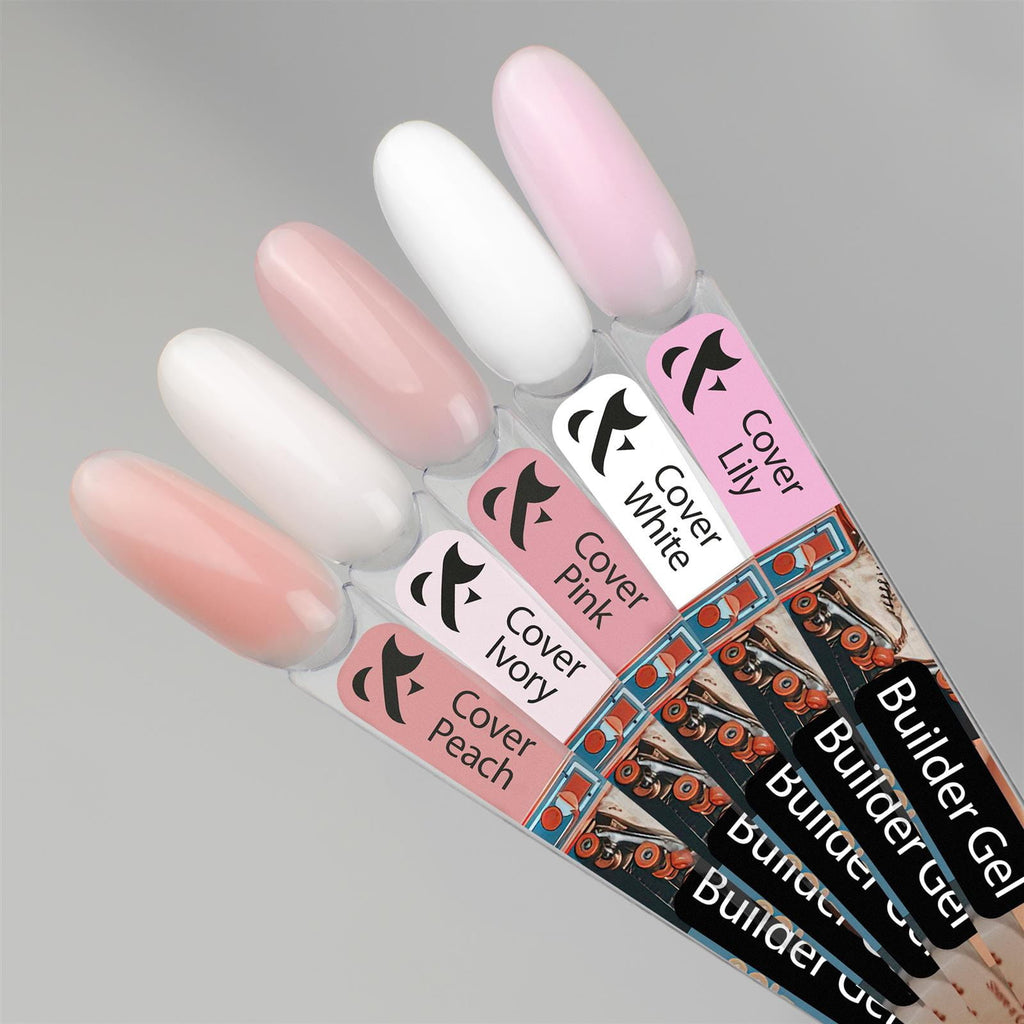 FOX Builder Gel White 15ml - Biały Żel Budujący do French Manicure UV/LED