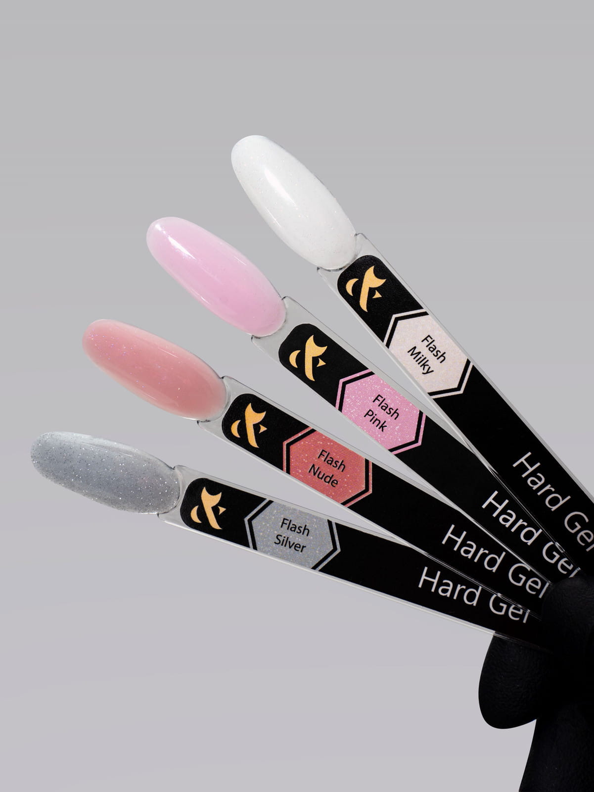 F.O.X Hard Gel Flash Pink 15ml - różowy żel do modelowania i przedłużania paznokci
