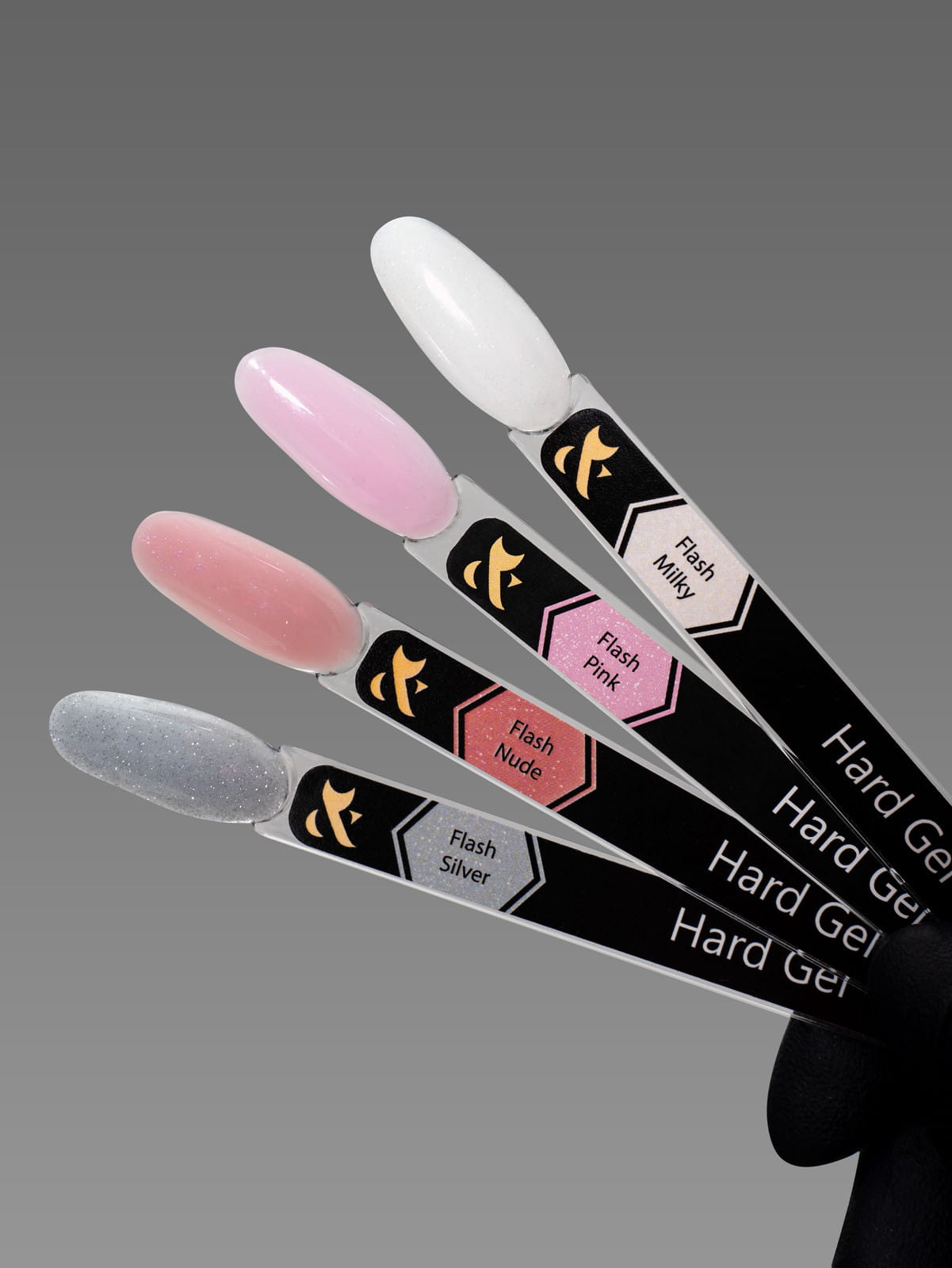 F.O.X Hard Gel Flash Milky 15 ml – biały kamuflujący żel budujący