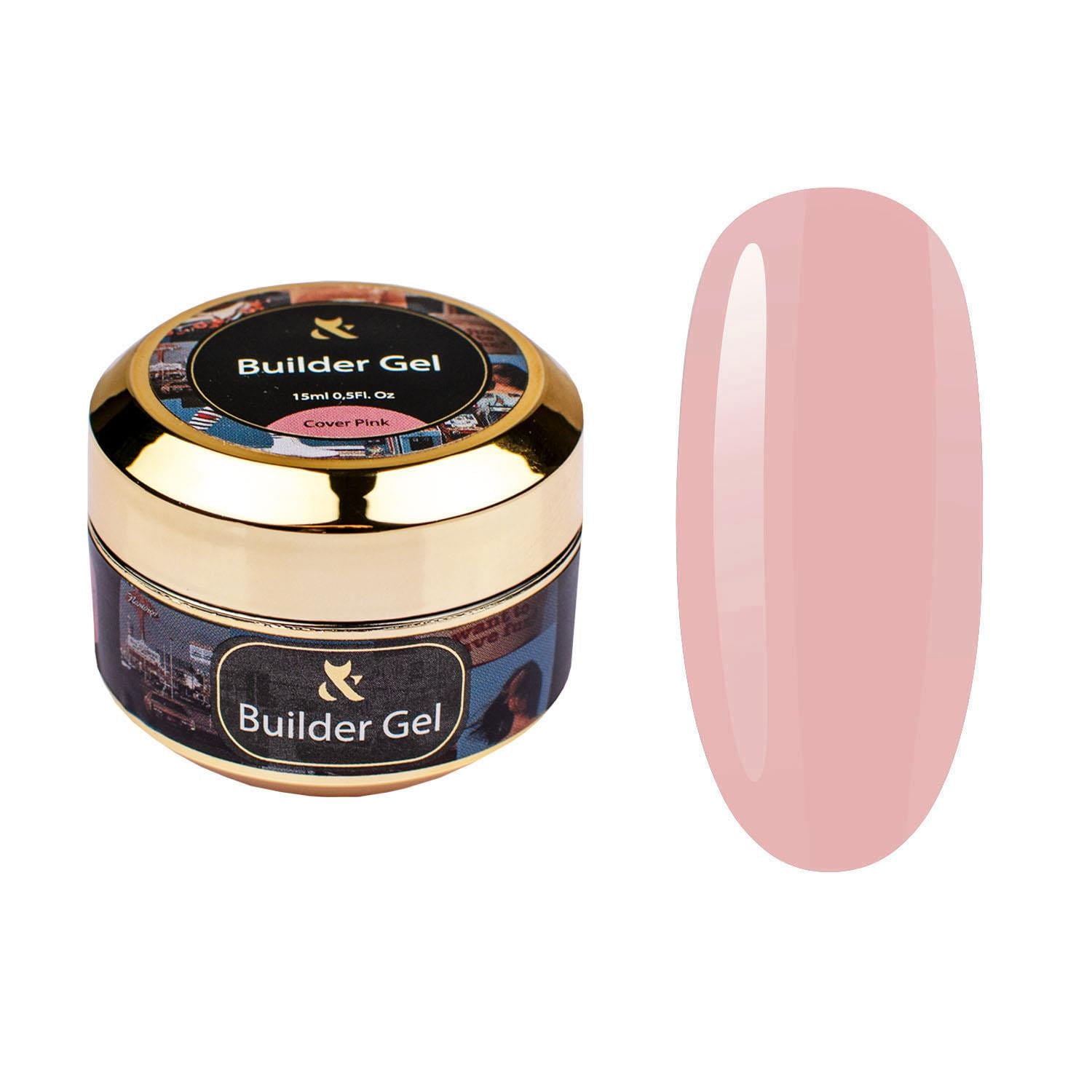 FOX Builder Gel Cover Pink 15ml żel budujący różowy do paznokci CE