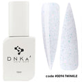 DNKa Rubber Base French #0094 Twinkle 12ml - baza hybrydowa cover nude