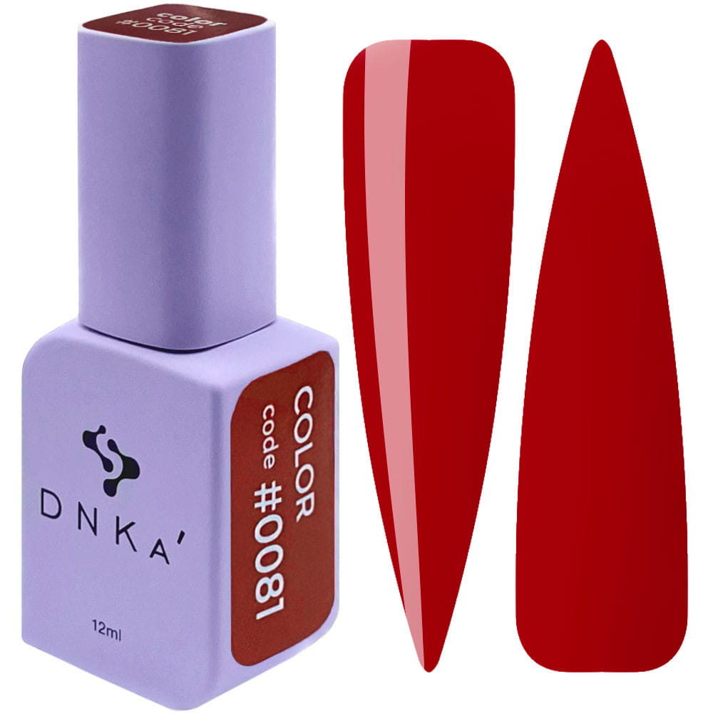 Lakier hybrydowy DNKa 12ml #0081 trwały żelowy lakier do paznokci