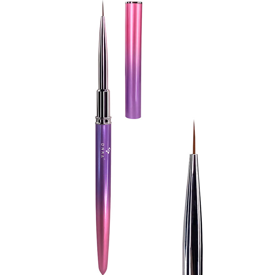 Pędzelek do zdobień paznokci DNKa Liner 8 mm Brush #0001, syntetyczny