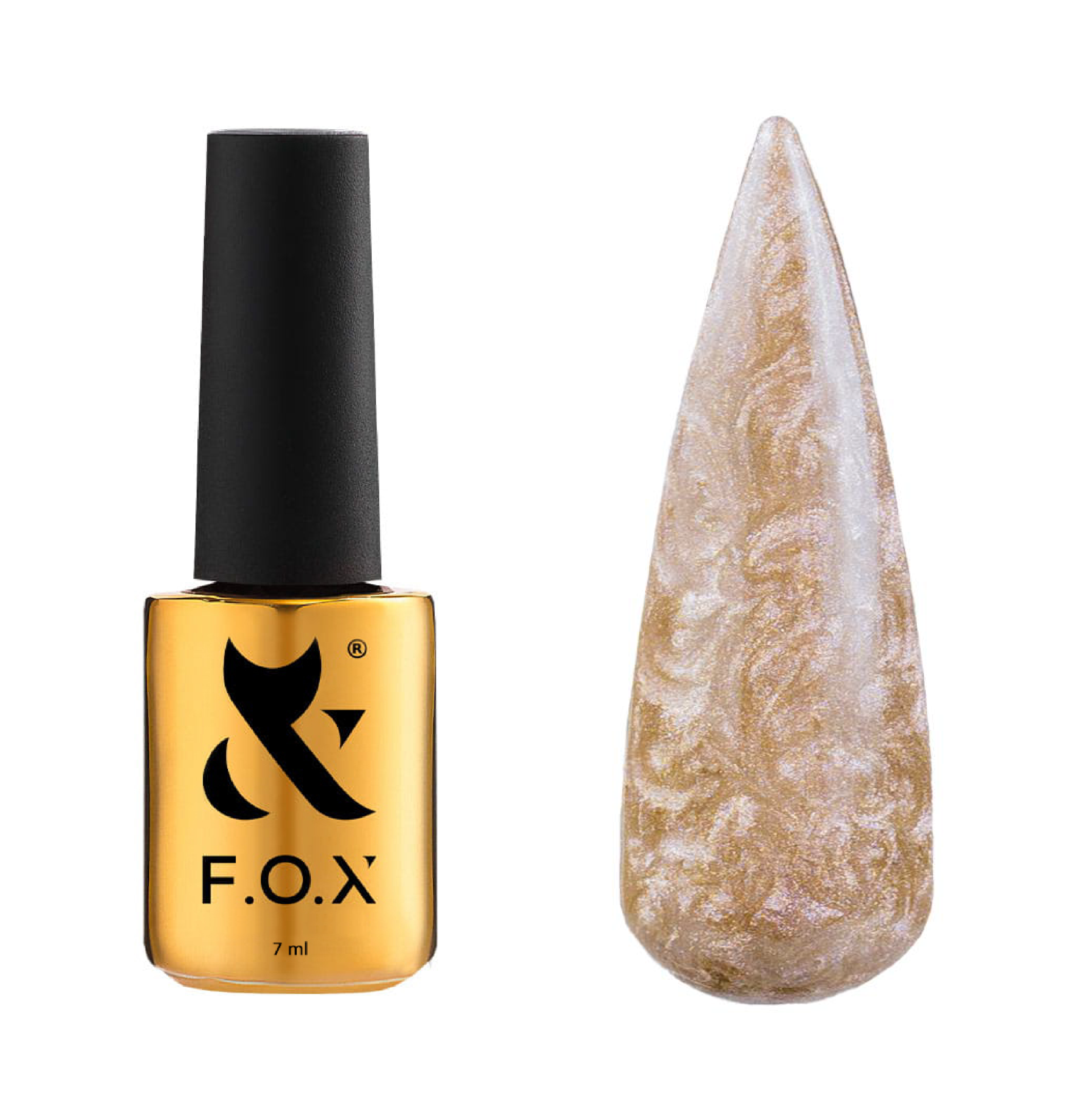 F.O.X Lakier hybrydowy Aurora 001 7ml manicure UV/LED