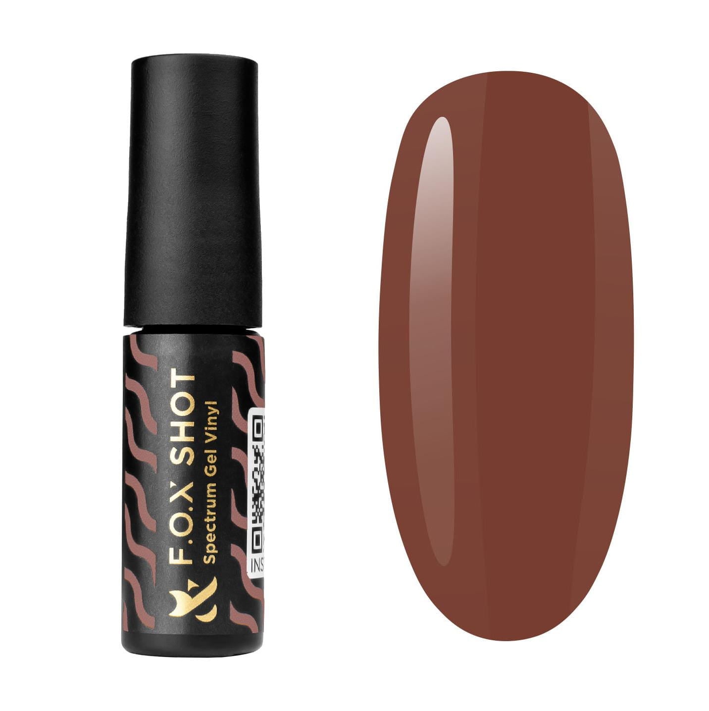 Lakier hybrydowy FOX Spectrum Gel Vinyl 034 Luxury 5ml brązowo-beżowy 7-free