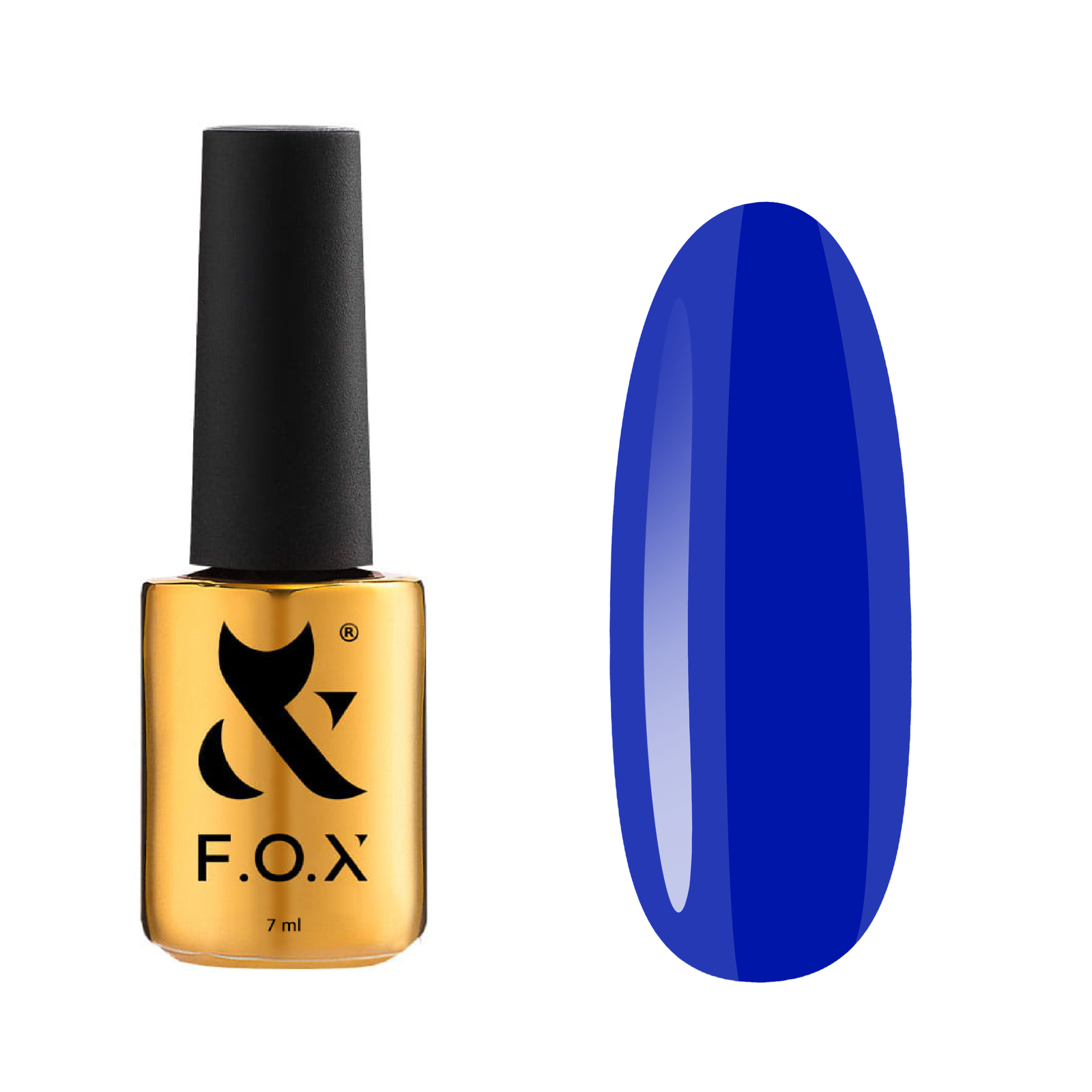 F.O.X Acryl Gel Bottle 020 14ml żel akrylowy brązowo-niebieski do paznokci