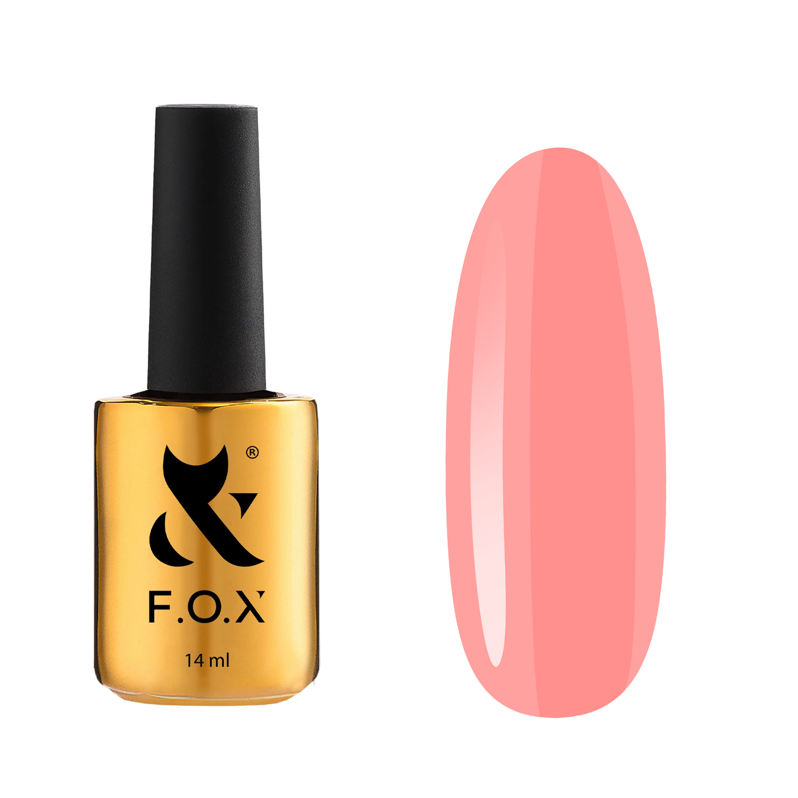 F.O.X Acryl Gel Bottle 022 14ml Różowo-Brązowy Akrylożel do Paznokci CE