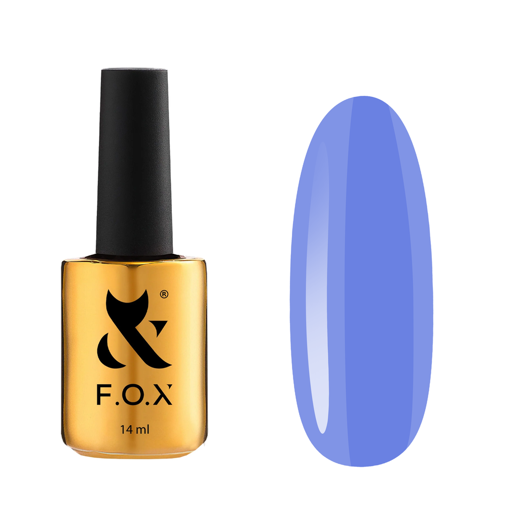 F.O.X Acryl Gel Bottle 027 14ml żel akrylowy do paznokci brązowo-niebieski