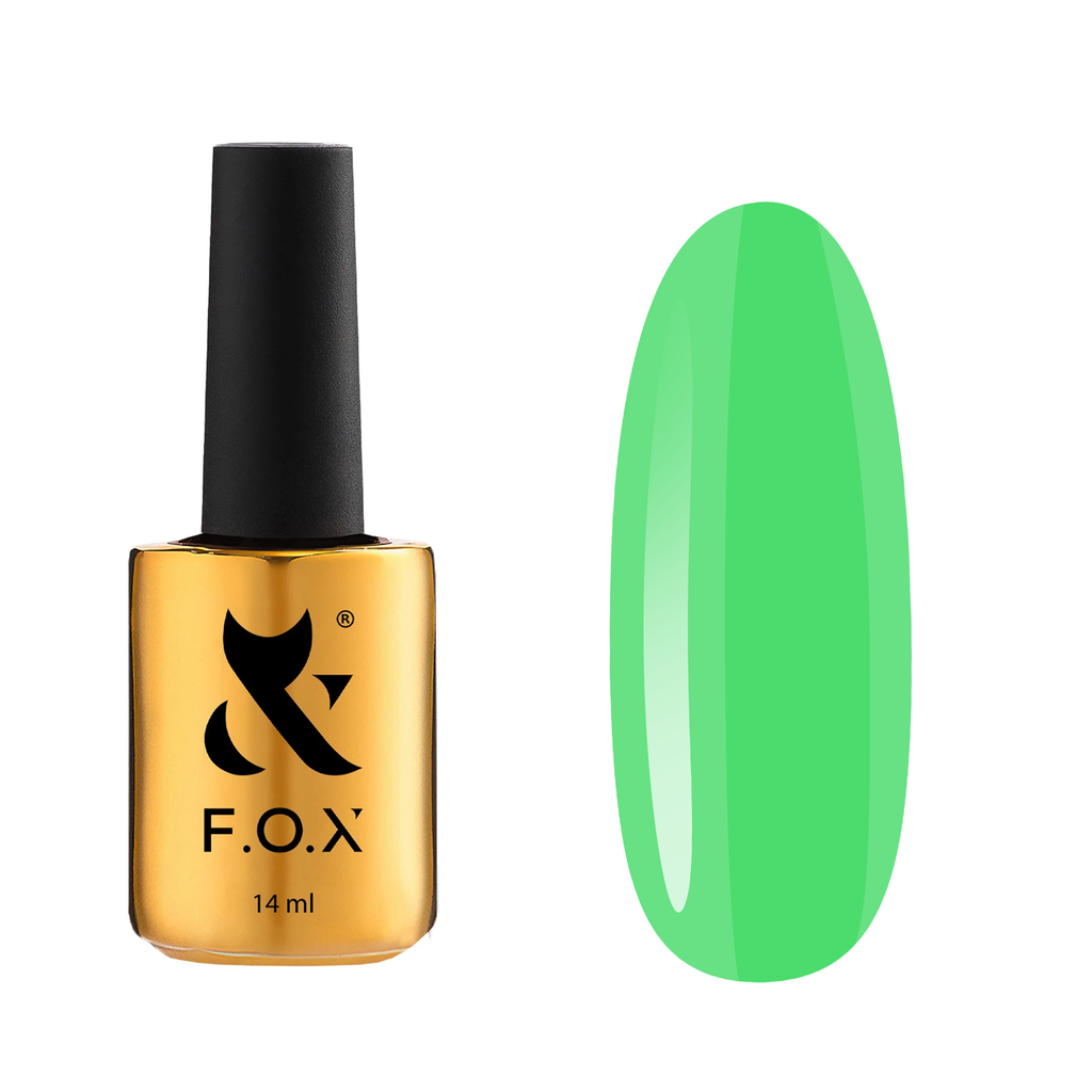 F.O.X Acryl Gel Bottle 029 14ml - żel akrylowy do paznokci brąz zielony