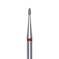 Frez diamentowy Staleks kropla 1,2 mm czerwony do skórek manicure CE