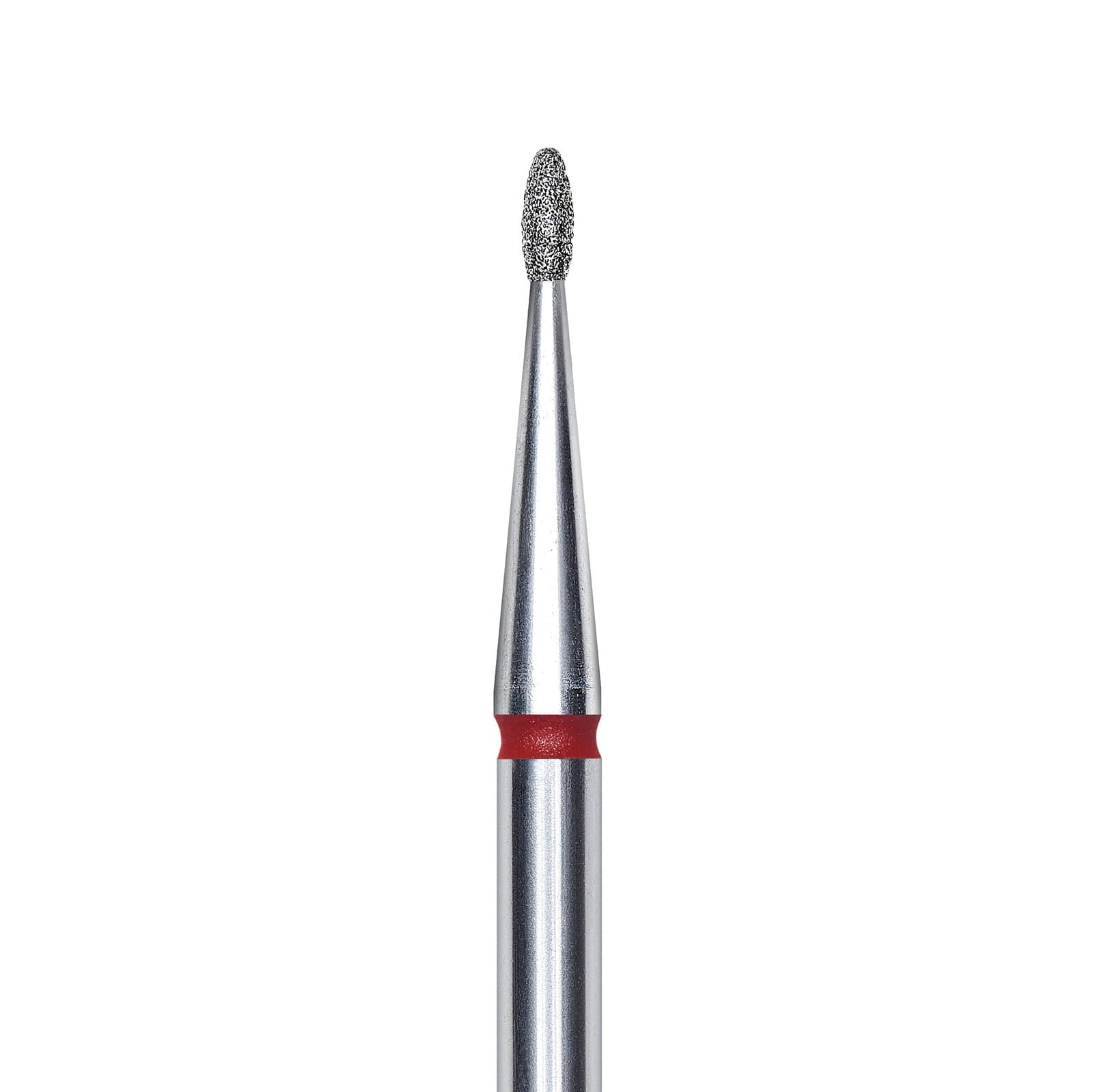 Frez diamentowy Staleks kropla 1,2 mm czerwony do skórek manicure CE