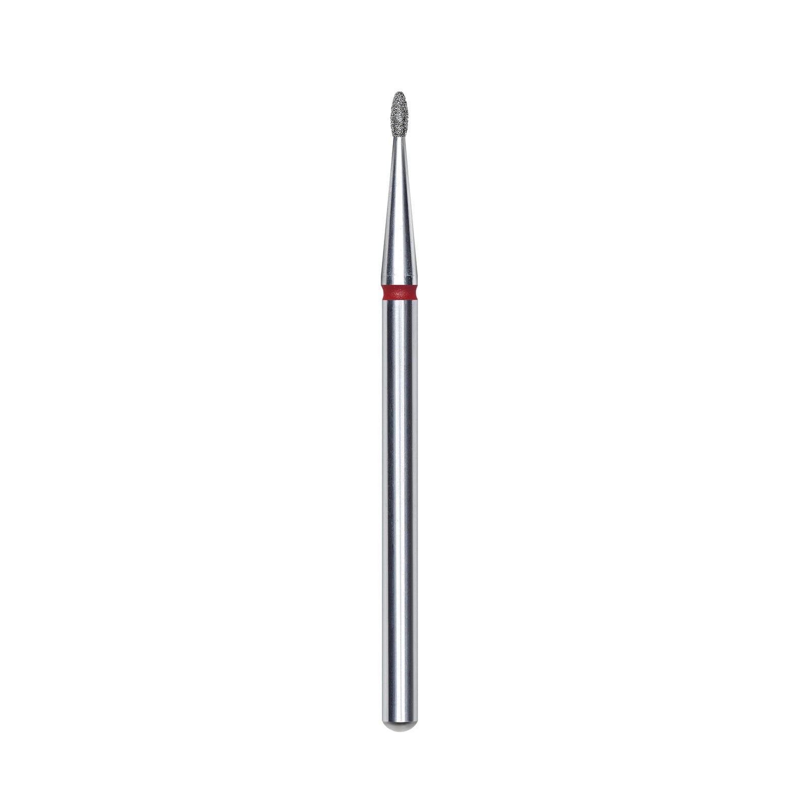 Frez diamentowy Staleks kropla 1,2 mm czerwony do skórek manicure CE