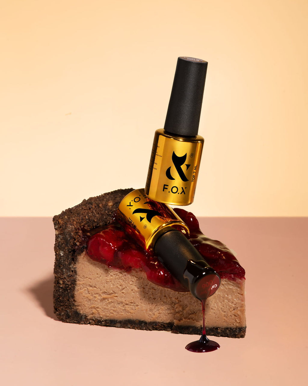F.O.X Color Top 002 Brązowy Top Hybrydowy Bez Dyspersji 7ml