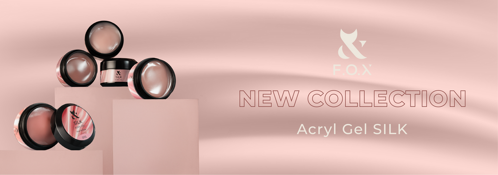 F.O.X Acryl Gel Silk 004 Brązowy Akrylożel do Paznokci 15 ml